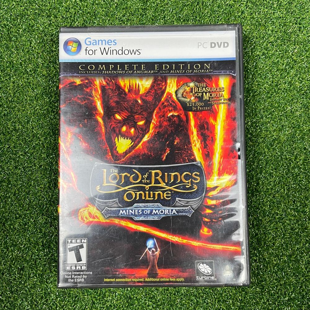 The Lord of the Rings Online Mines of Moria Complete Edition PC DVD Windows Game